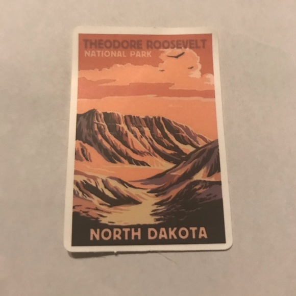 North Dakota Matte Finish PVC Removable Waterproof Decor Accent St… - Picture 5 of 8